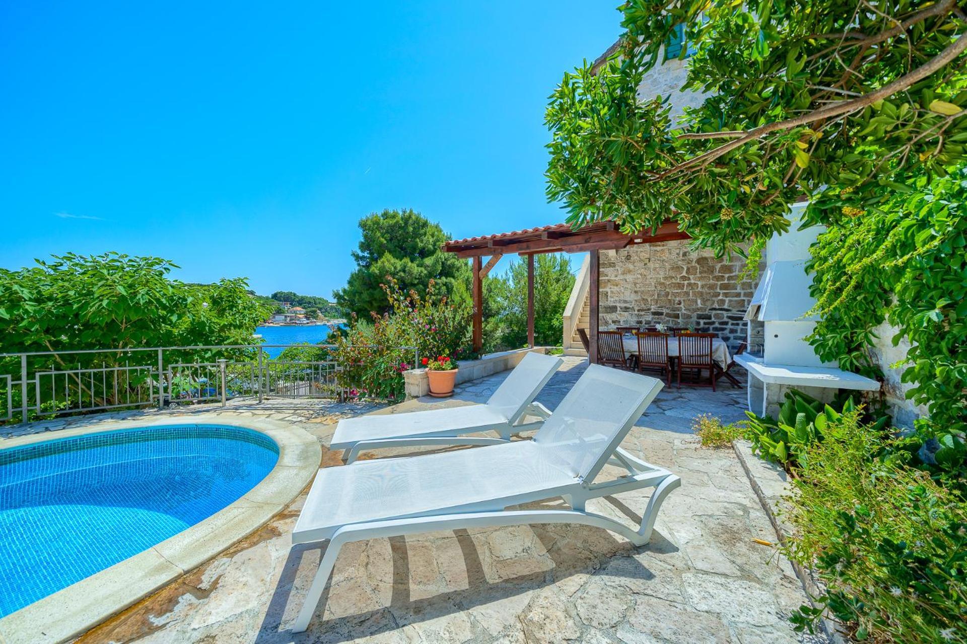 Villa Bonaca Perfect Location For A Holiday With Friends Or Family, Heated Pool Sumartin Exterior foto