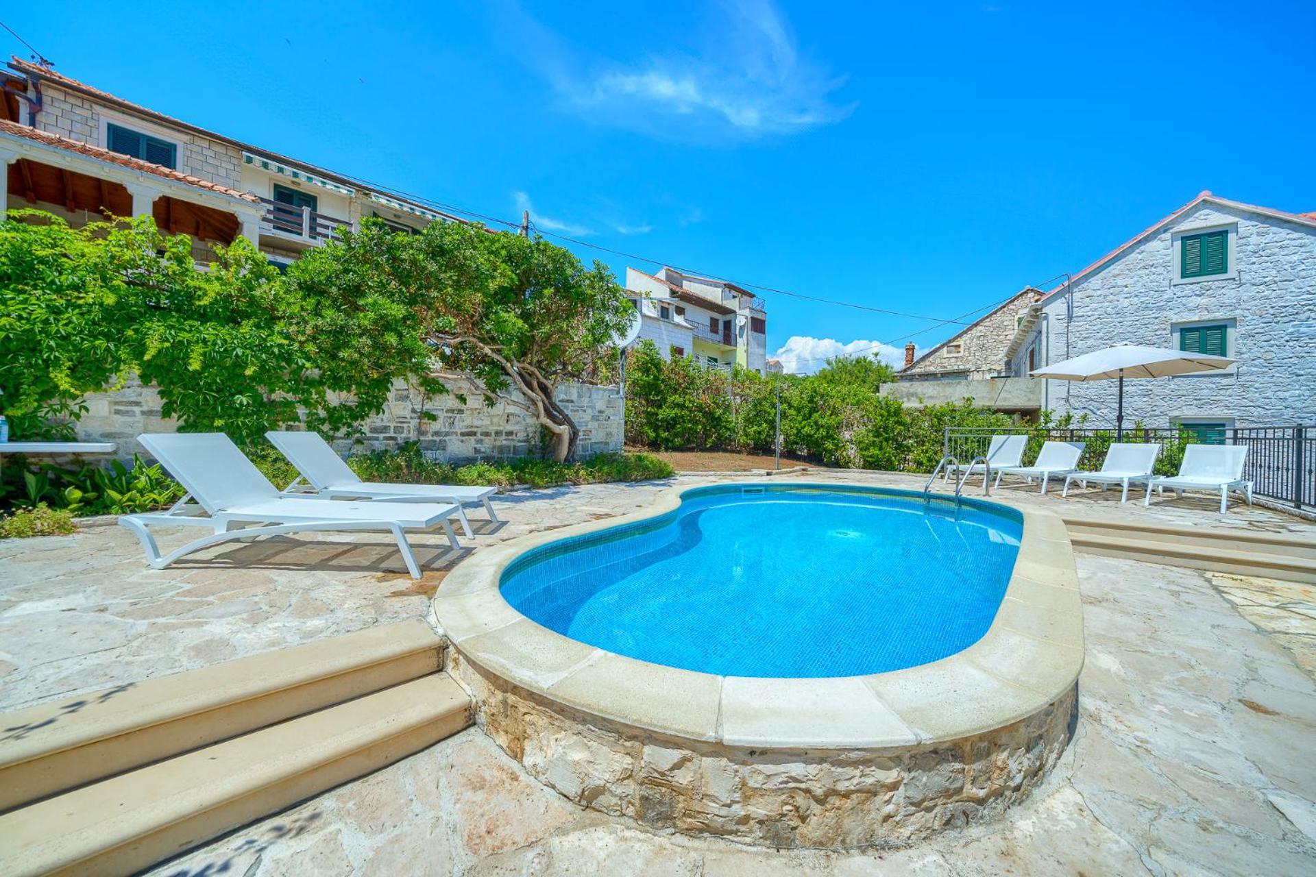 Villa Bonaca Perfect Location For A Holiday With Friends Or Family, Heated Pool Sumartin Exterior foto