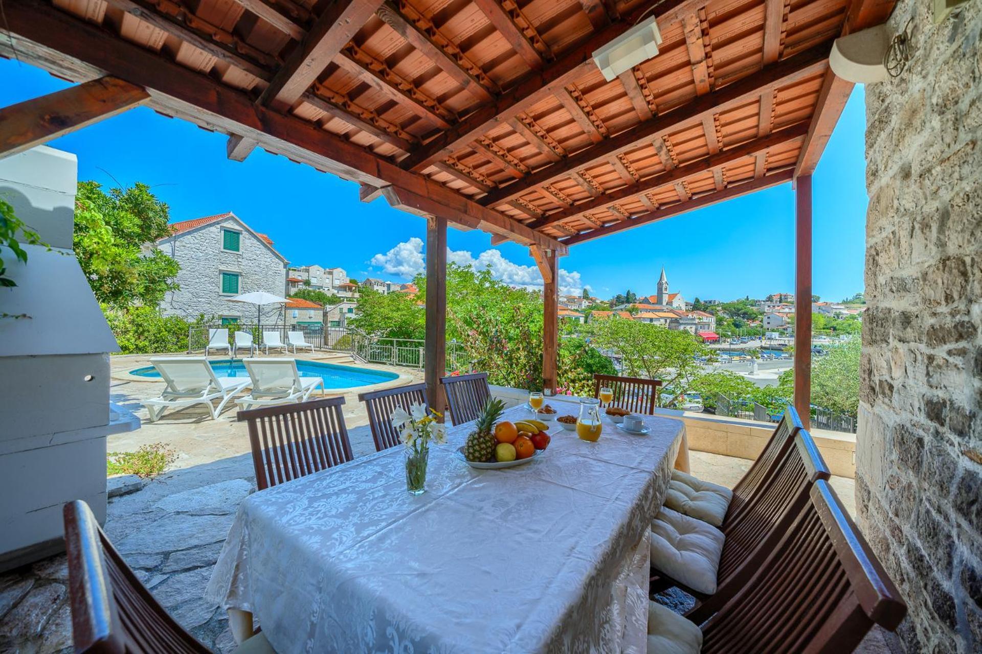 Villa Bonaca Perfect Location For A Holiday With Friends Or Family, Heated Pool Sumartin Exterior foto