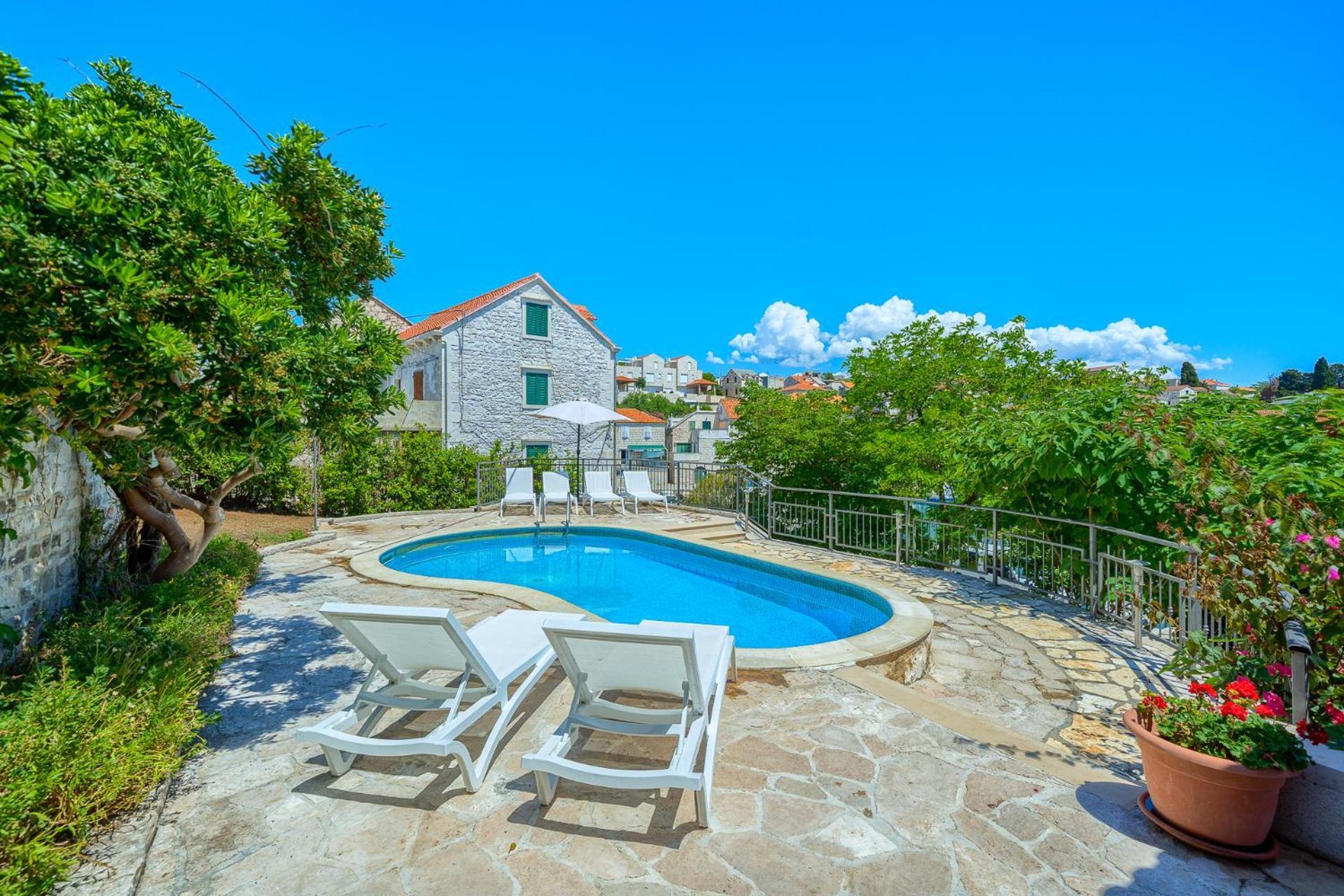 Villa Bonaca Perfect Location For A Holiday With Friends Or Family, Heated Pool Sumartin Exterior foto
