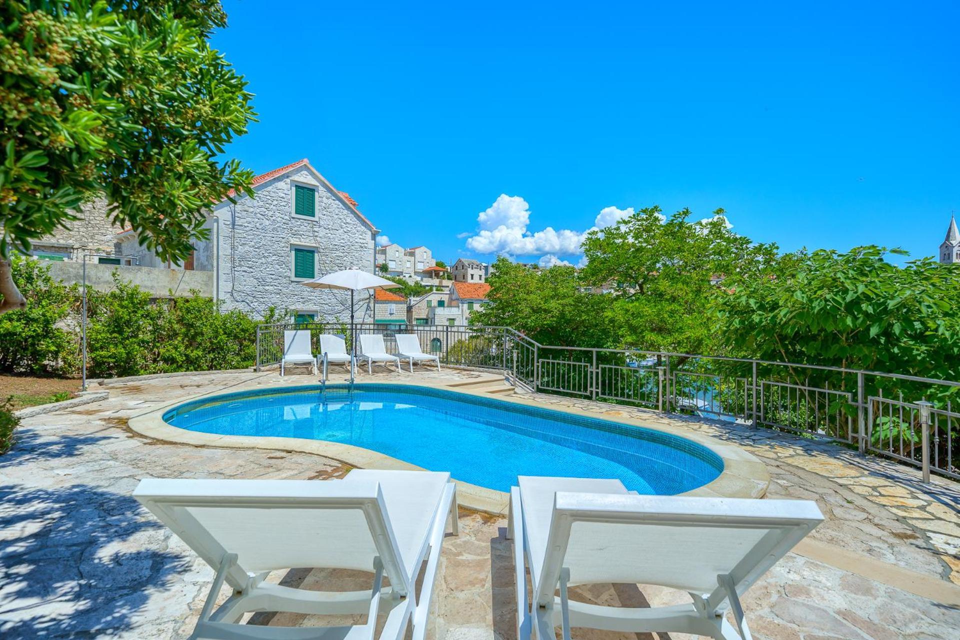 Villa Bonaca Perfect Location For A Holiday With Friends Or Family, Heated Pool Sumartin Exterior foto